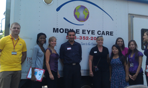 Mobile eye care serves community