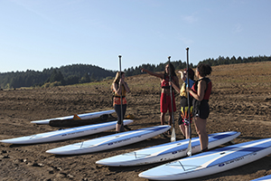 Student attends new paddle boarding trip