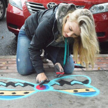 Chalk art festival returns to color downtown