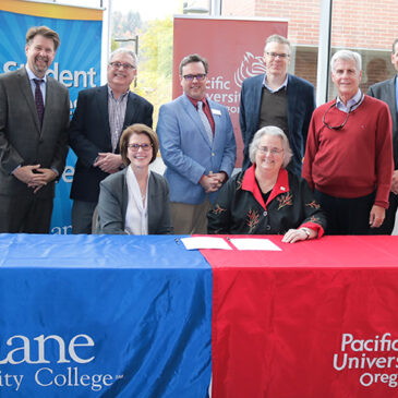 Lane Community College forms partners with Pacific University