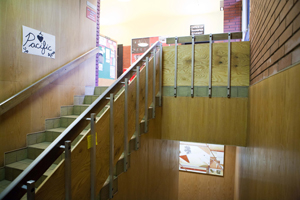 Stairwell receives temporary changes for improved&nbsp;safety