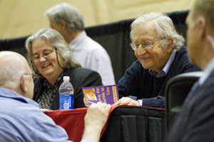 Chomsky event fills Stoller&nbsp;Center