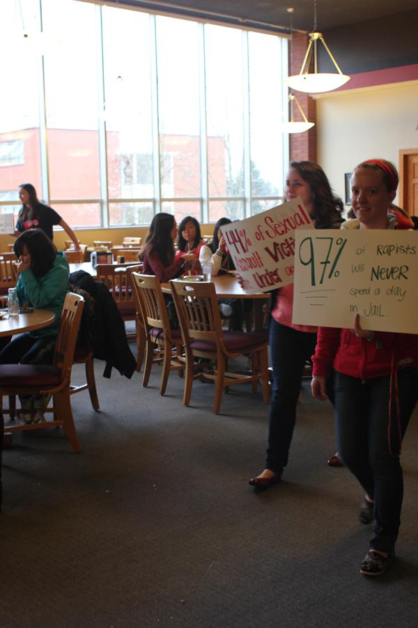 Students participate in&nbsp;V-Day